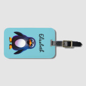 Pinguin-Gepäckmarke Gepäckanhänger (Vorderseite (Horizontal))
