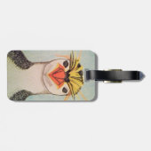 Pinguin-Gepäckmarke Gepäckanhänger (Rückseite horizontal)