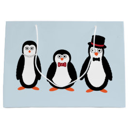 Pinguin-Geschenk-Tasche Große Geschenktüte