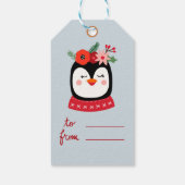 Pinguin Geschenkanhänger (Rückseite)