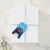 Pinguin Geschenkanhänger (Mit Garn)