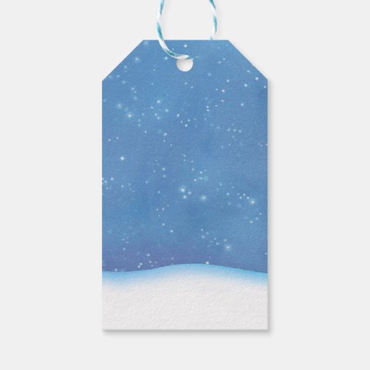 Pinguin Geschenkanhänger (Rückseite)