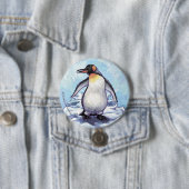 Pinguin-Geschenke und -Accessoires Button (Beispiel)