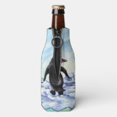 Pinguin-Geschenke und -Accessoires Flaschenkühler (Flasche Rückseite)