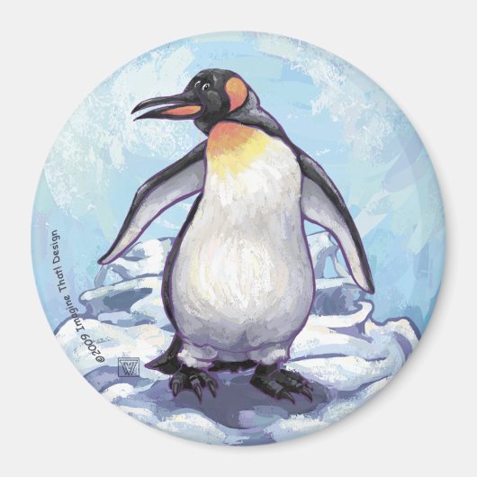 Pinguin-Geschenke und -Accessoires Magnet (Vorne)