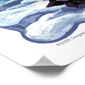 Pinguin-Geschenke und -Accessoires Poster (Ecke)