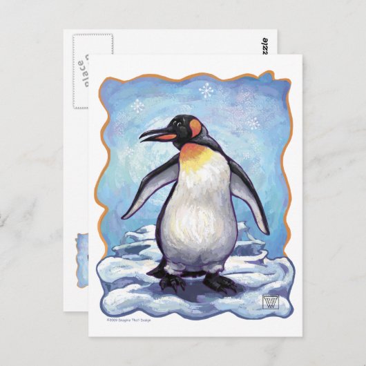 Pinguin-Geschenke und -Accessoires Postkarte (Vorne/Hinten)