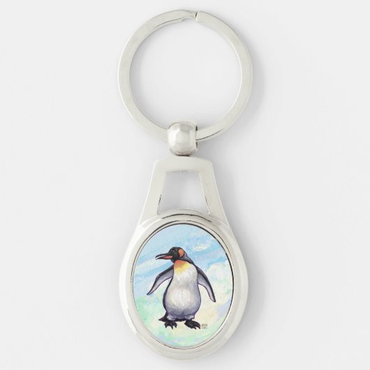 Pinguin-Geschenke und -Accessoires Schlüsselanhänger (Vorderseite)
