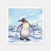 Pinguin-Geschenke und -Accessoires Serviette (Vorderseite)