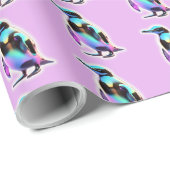 Pinguin Geschenkpapier (Rolleneckpunkt)