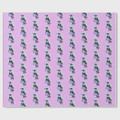 Pinguin Geschenkpapier (Flach)