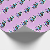 Pinguin Geschenkpapier (Ecke)