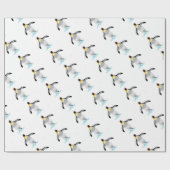 Pinguin Geschenkpapier (Flach)