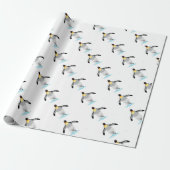Pinguin Geschenkpapier (Ungerollt)
