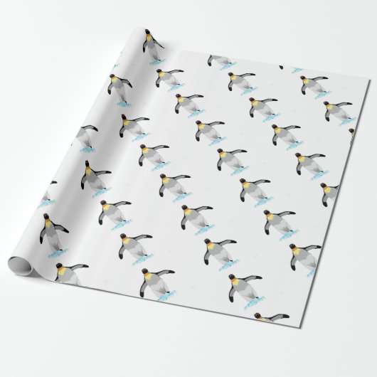 Pinguin Geschenkpapier (Ungerollt)