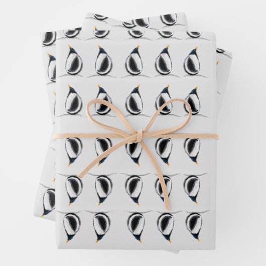 Pinguin Geschenkpapier Set (Beispiel)