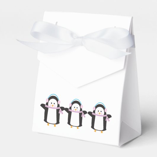 Pinguin Geschenkschachtel (Vorderseite)