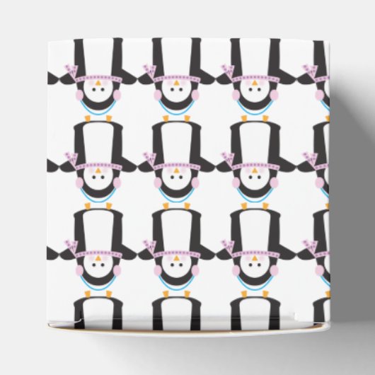 Pinguin Geschenkschachtel (Oben)