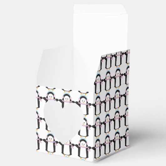 Pinguin Geschenkschachtel (Geöffnet)