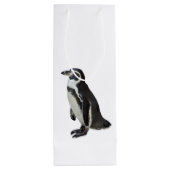 Pinguin Geschenktüte Für Weinflaschen (Rückseite)