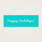 Pinguin-Gift-Tags (Rückseite)