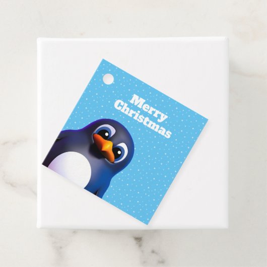 Pinguin-Gift-Tags Geschenkanhänger (Beispiel)