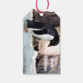 Pinguin-Gift-Tags Geschenkanhänger (Vorderseite)
