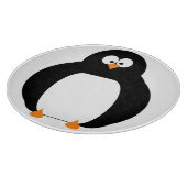 Pinguin Glass Cutting Board Schneidebrett (Ecke)