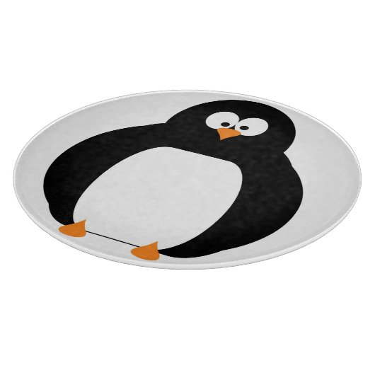 Pinguin Glass Cutting Board Schneidebrett (Ecke)