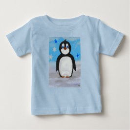 Pinguin, glücklich baby t-shirt