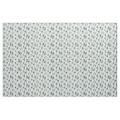 Pinguin-Golf spielendes Eis-Blau Stoff (Yard (91,4 cm))