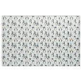 Pinguin-Golf spielendes Eis-Blau Stoff (Fat Quarter (45,7 x 55,9 cm))