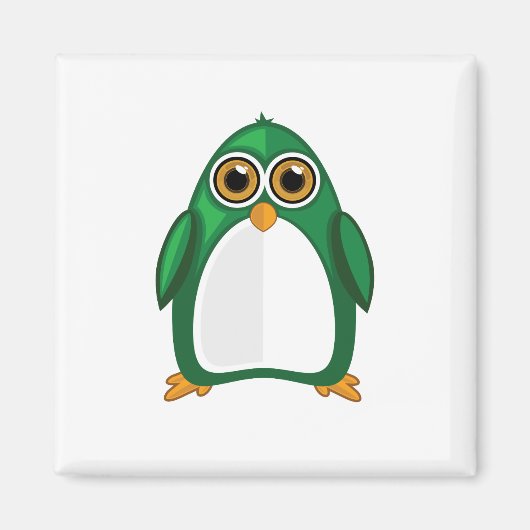 Pinguin Green Magnet (Vorne)