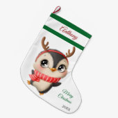 Pinguin Grosser Weihnachtsmann-Strumpf Großer Weihnachtsstrumpf (Vorderansicht (hängend))