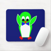 Pinguin - grün mousepad (Mit Mouse)