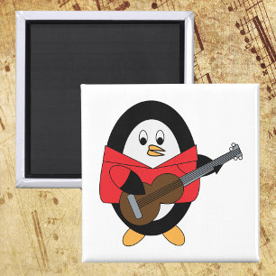 Pinguin Guitar Player Magnet