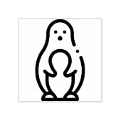 Pinguin Gummistempel (Prägung)