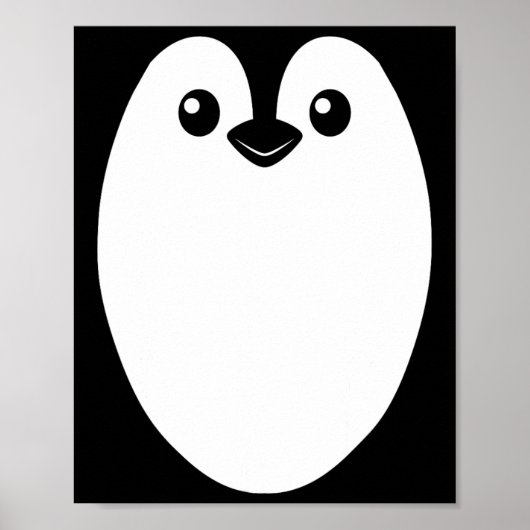 Pinguin Halloween Kostüm für Männer Frauen Kinder Poster (Vorne)