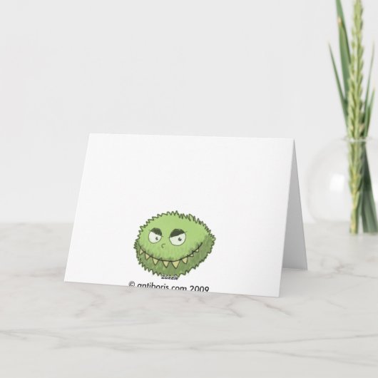 Pinguin Halt auf! Karte (Rückseite)