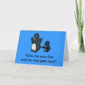 Pinguin Halt auf! Karte (Vorderseite)