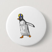Pinguin Handball Handball Handball Button (Vorderseite)
