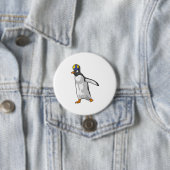 Pinguin Handball Handball Handball Button (Beispiel)
