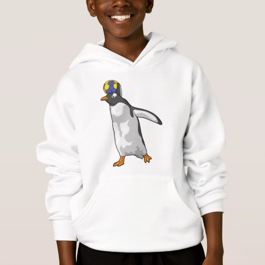 Pinguin Handball Handball Handball Hoodie (Vorderseite)