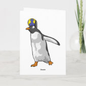 Pinguin Handball Handball Handball Karte (Rückseite)