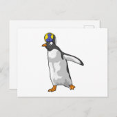 Pinguin Handball Handball Handball Postkarte (Vorne/Hinten)