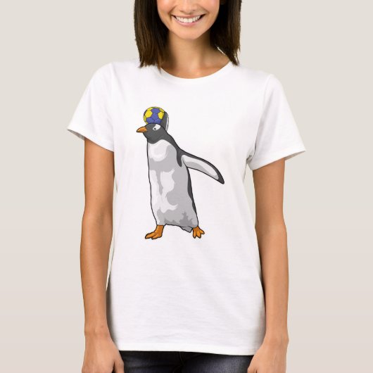 Pinguin Handball Handball Handball T-Shirt (Vorderseite)