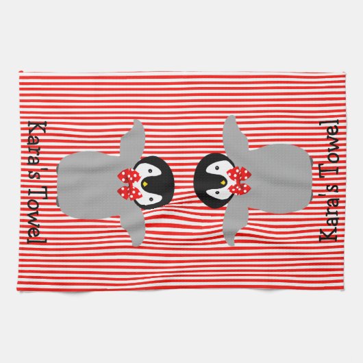 Pinguin Handtuch (Horizontal)