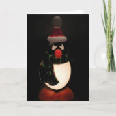 Pinguin "Happy Holidays" Karte (Vorderseite)