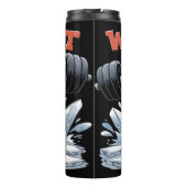 Pinguin Heftgewichte funktionieren Thermosbecher (Rückseite)