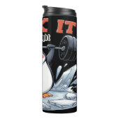 Pinguin Heftgewichte funktionieren Thermosbecher (Nach rechts gedreht)